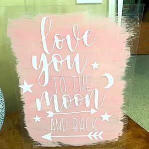PINK Kids room sign 💕💁🏼‍♀️